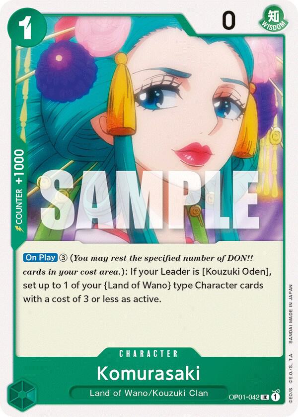 One Piece OP01 Romance Dawn Singles - Green