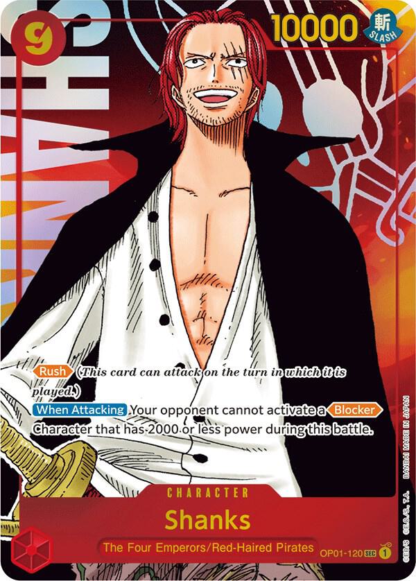 One Piece OP01 Romance Dawn Singles - Red