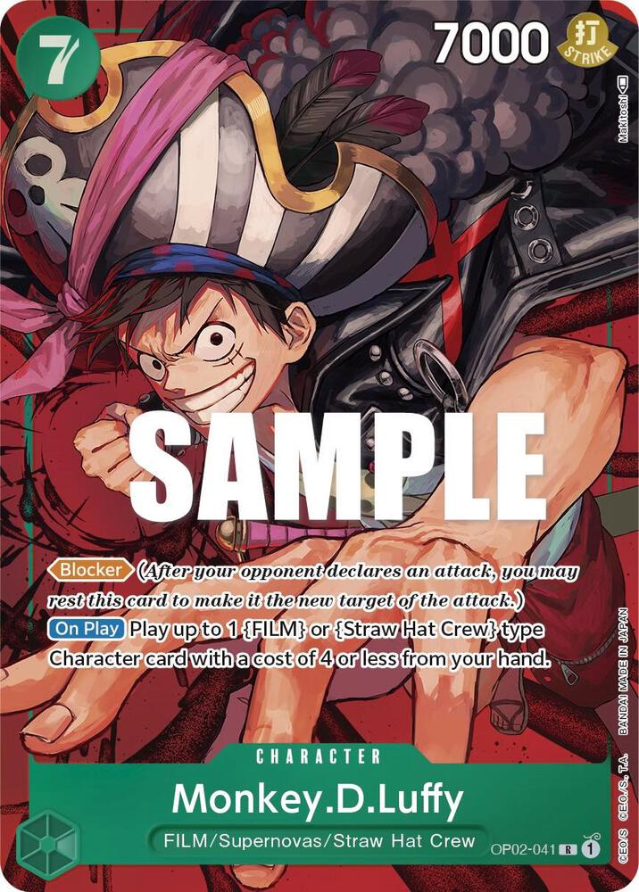 One Piece OP02 Paramount War Singles - Green