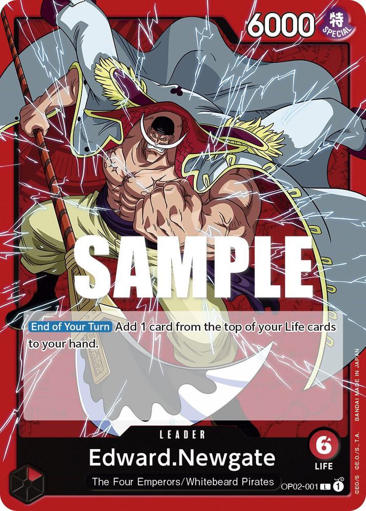 One Piece OP02 Paramount War Singles - Red