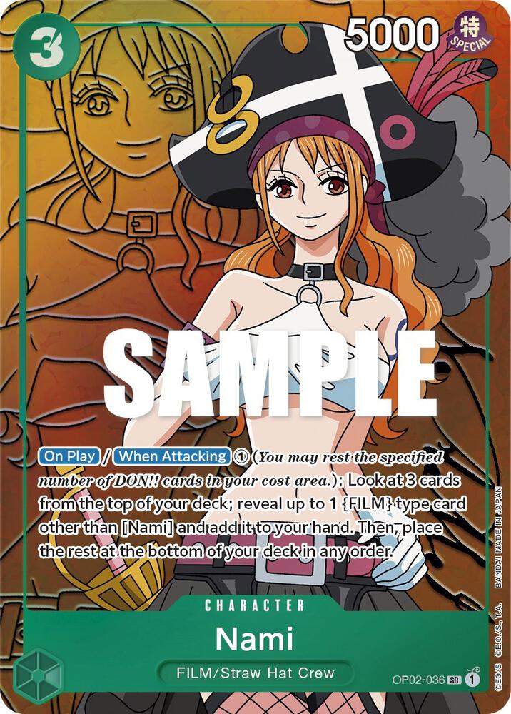 One Piece OP02 Paramount War Singles - Green