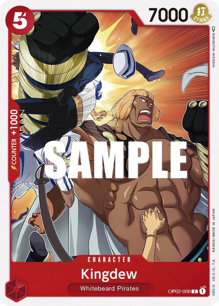 One Piece OP02 Paramount War Singles - Red