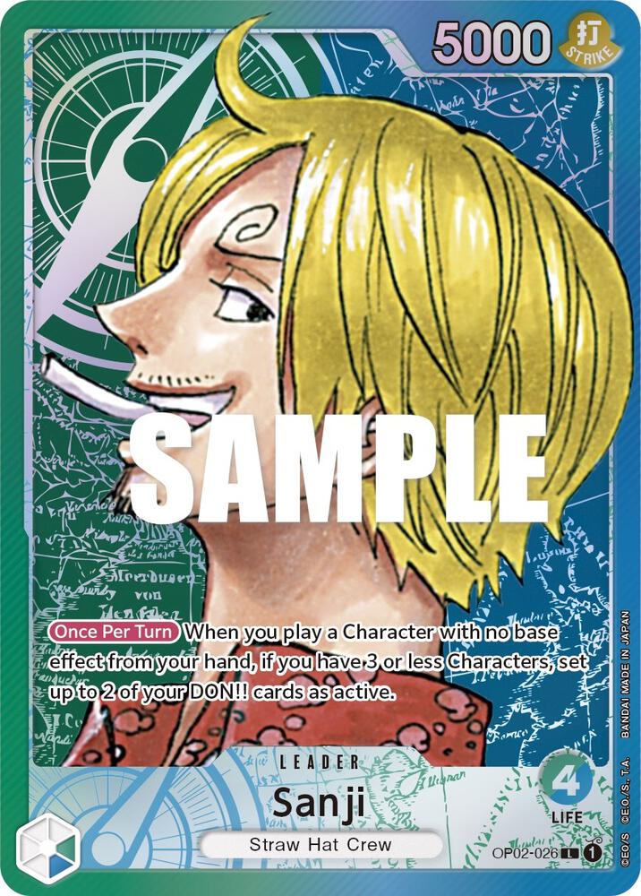 One Piece OP02 Paramount War Singles - Green