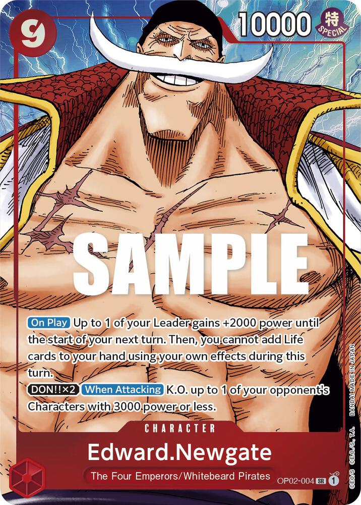 One Piece OP02 Paramount War Singles - Red