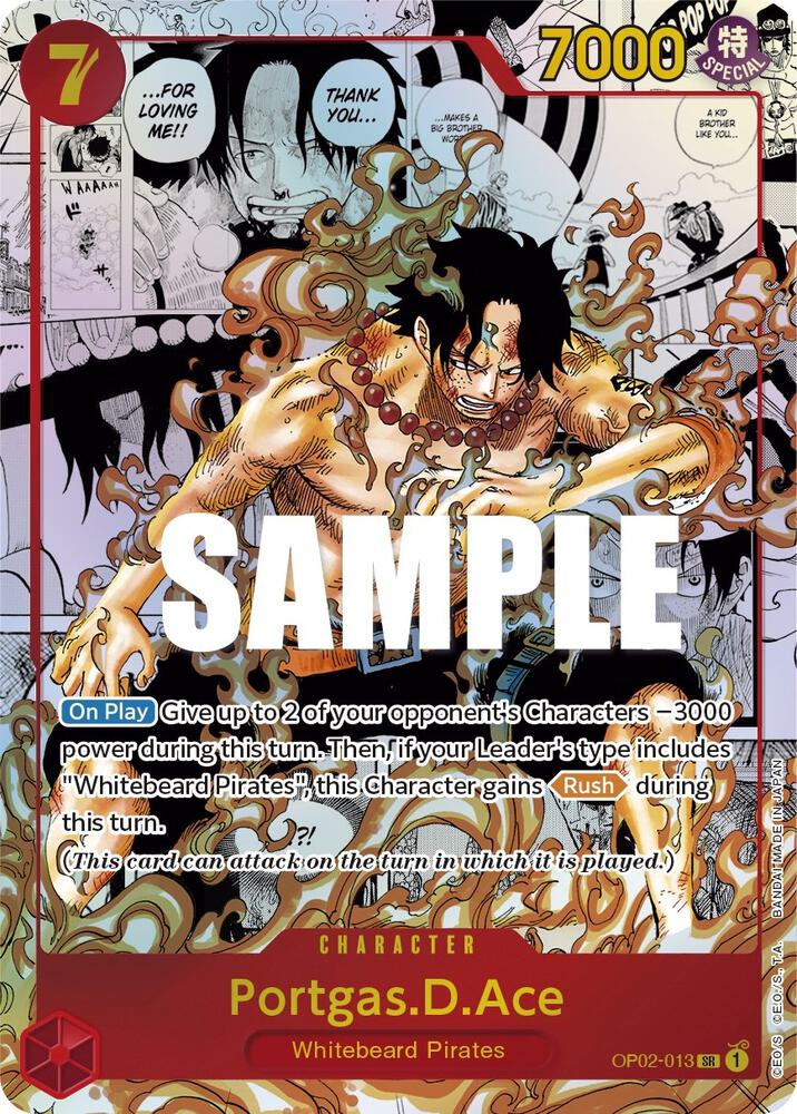 One Piece OP02 Paramount War Singles - Red