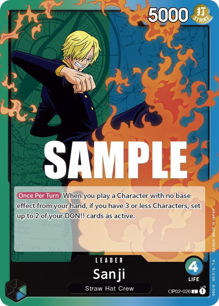 One Piece OP02 Paramount War Singles - Green