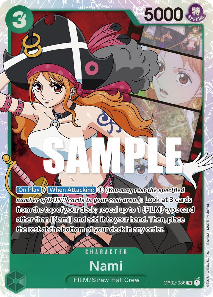 One Piece OP02 Paramount War Singles - Green