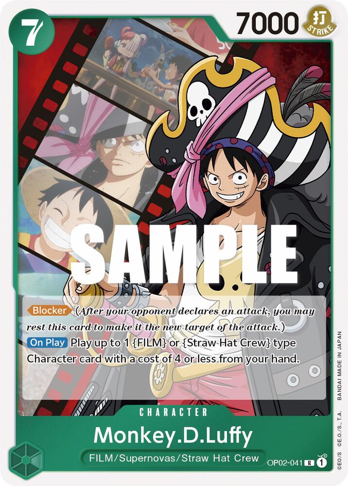 One Piece OP02 Paramount War Singles - Green