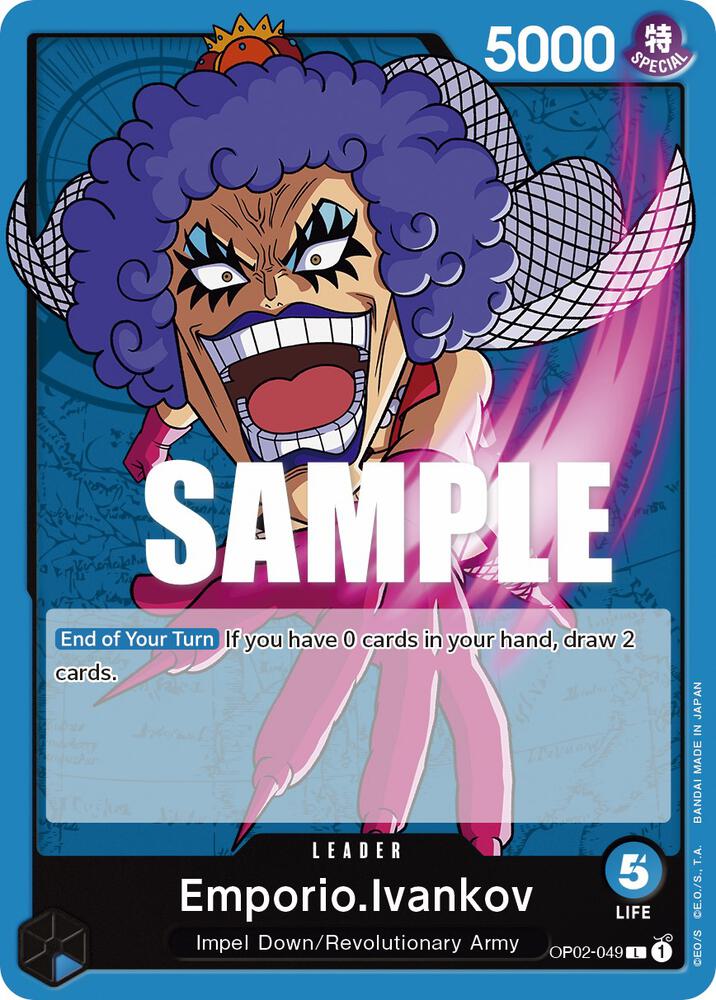 One Piece OP02 Paramount War Singles - Blue