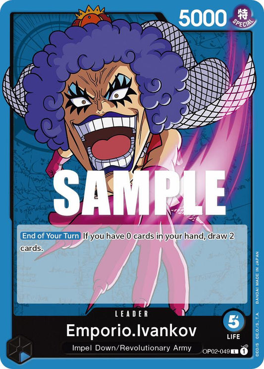 One Piece OP02 Paramount War Singles - Blue