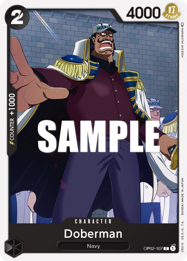 One Piece OP02 Paramount War Singles -Black