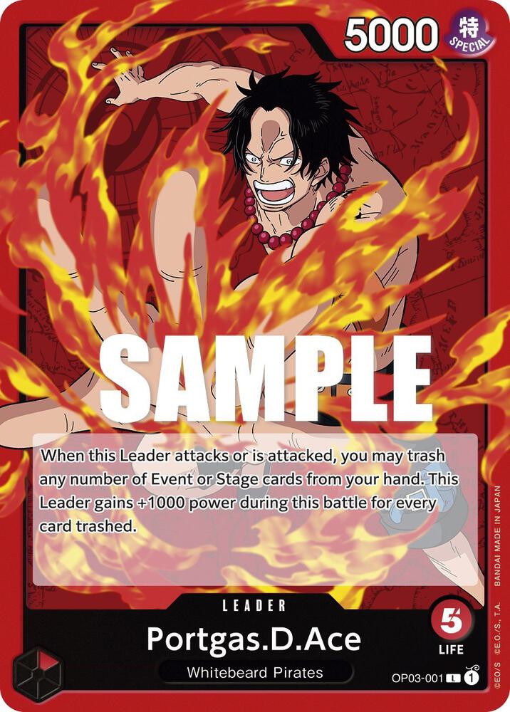 One Piece OP03 Pillars of Strength Singles - Red