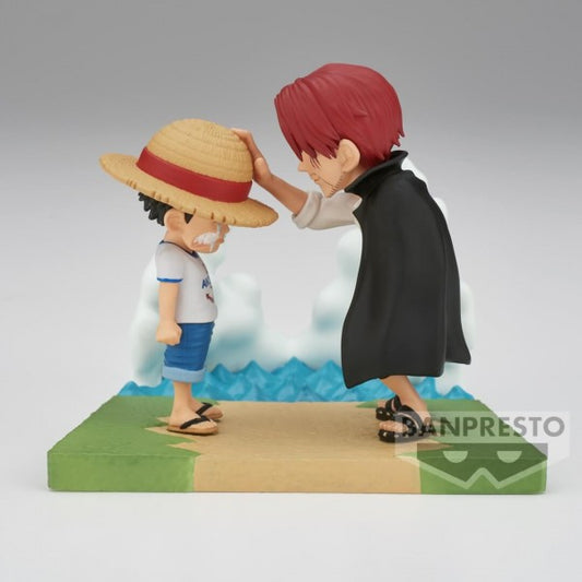 ONE PIECE - WORLD COLLECTABLE FIGURE LOG STORIES - MONKEY.D.LUFFY & SHANKS