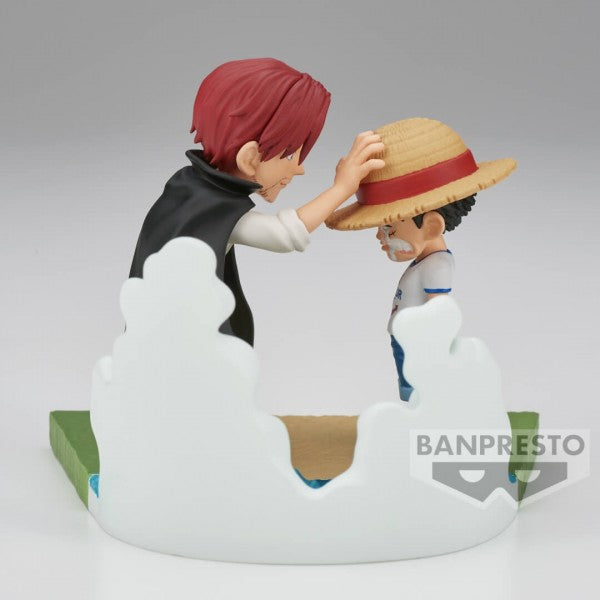 ONE PIECE - WORLD COLLECTABLE FIGURE LOG STORIES - MONKEY.D.LUFFY & SHANKS