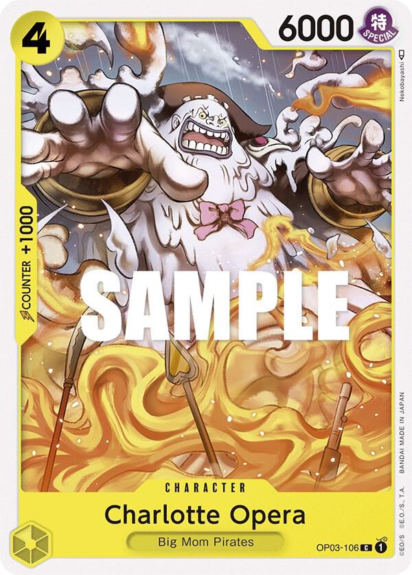 One Piece OP03 Pillars of Strength Singles - Yellow