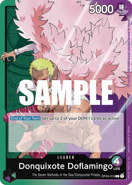 One Piece OP04 Kingdoms of Intrigue Singles - Green