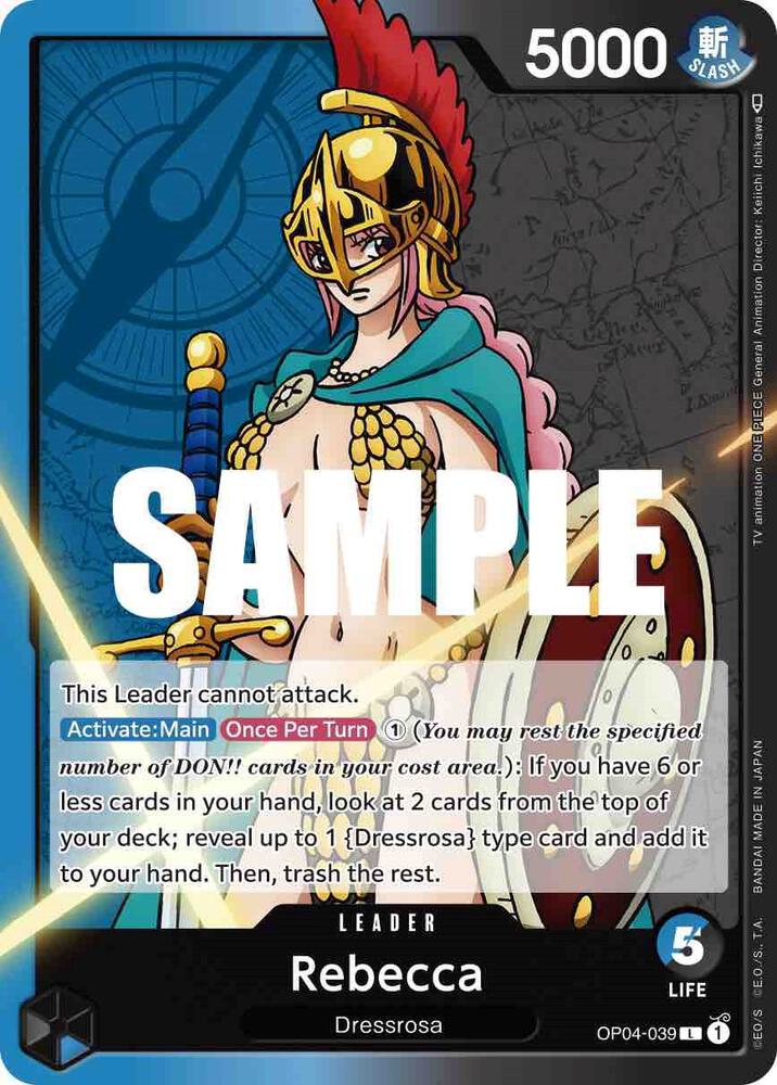 One Piece OP04 Kingdoms of Intrigue Singles - Blue