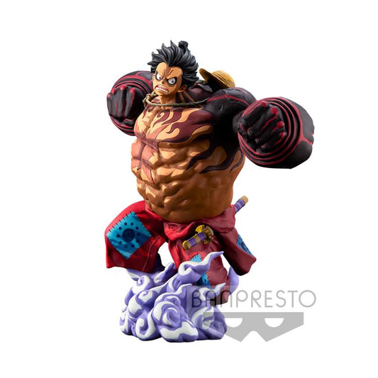 ONE PIECE - BANPRESTO WORLD FIGURE COLOSSEUM 3 - SUPER MASTER STARS PIECE - THE MONKEY.D.LUFFY GEAR 4 [TWO DIMENSIONS]