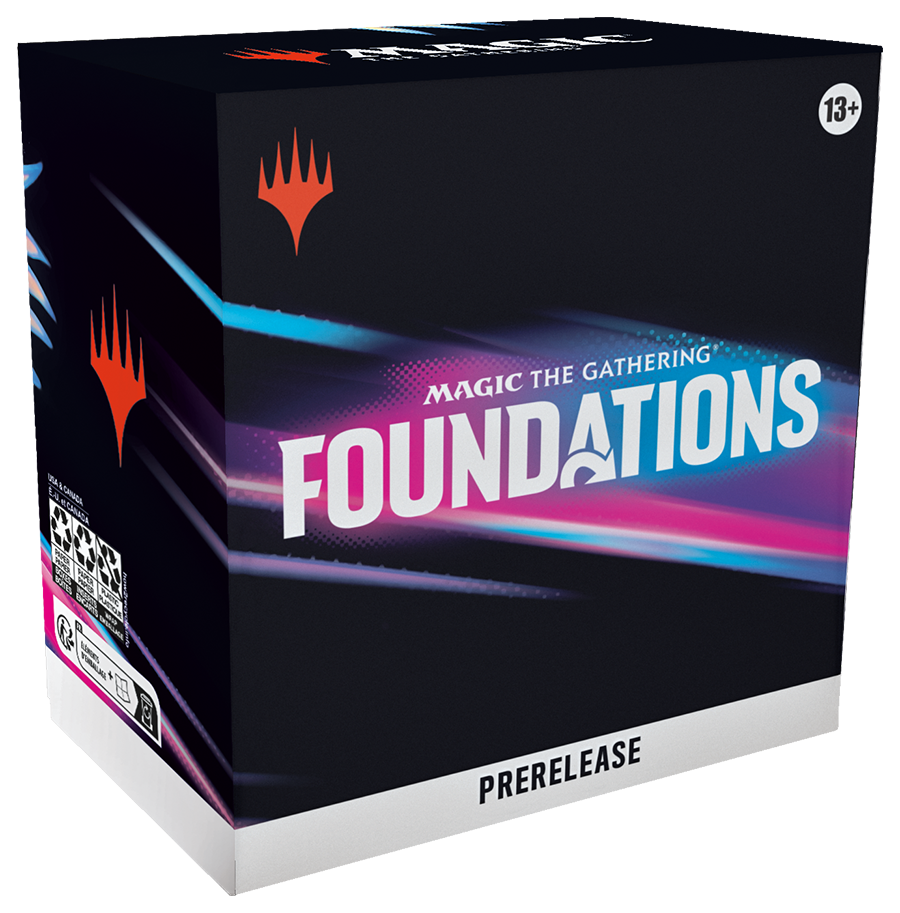 Magic the Gathering Foundations Pre-release Bundle (6 play boosters & a D20 dice)