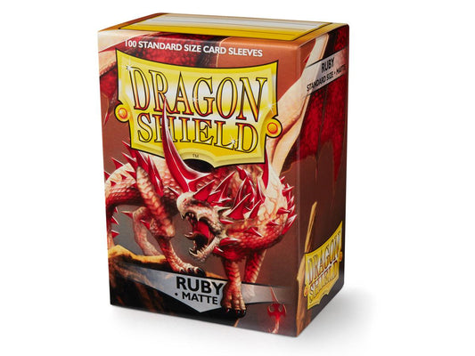 Dragon Shield - Box 100 - Ruby MATTE