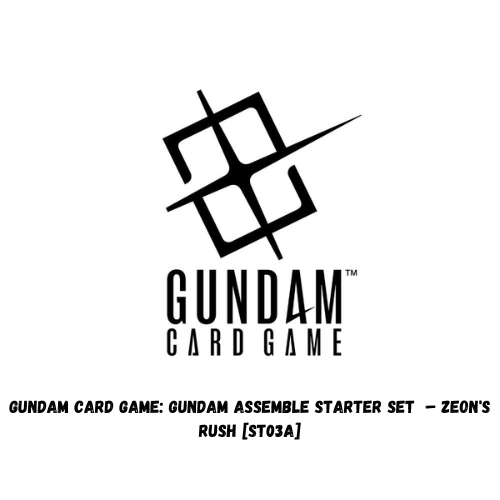 Gundam Card Game: Gundam Assemble Starter Set  – Zeon's Rush [ST03A] (pre-order)