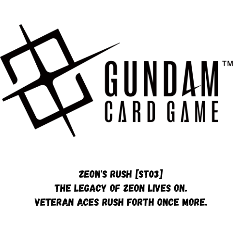 Gundam Card Game - Zeon's Rush Starter Deck [ST03] (pre-order)