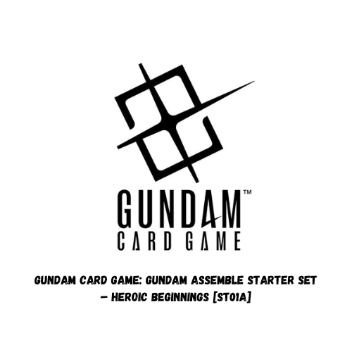 Gundam Card Game: Gundam Assemble Starter Set – Heroic Beginnings [ST01A] (pre-order)