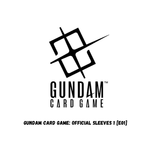 Gundam Card Game: Official Sleeves 1 [E01] (pre-order)