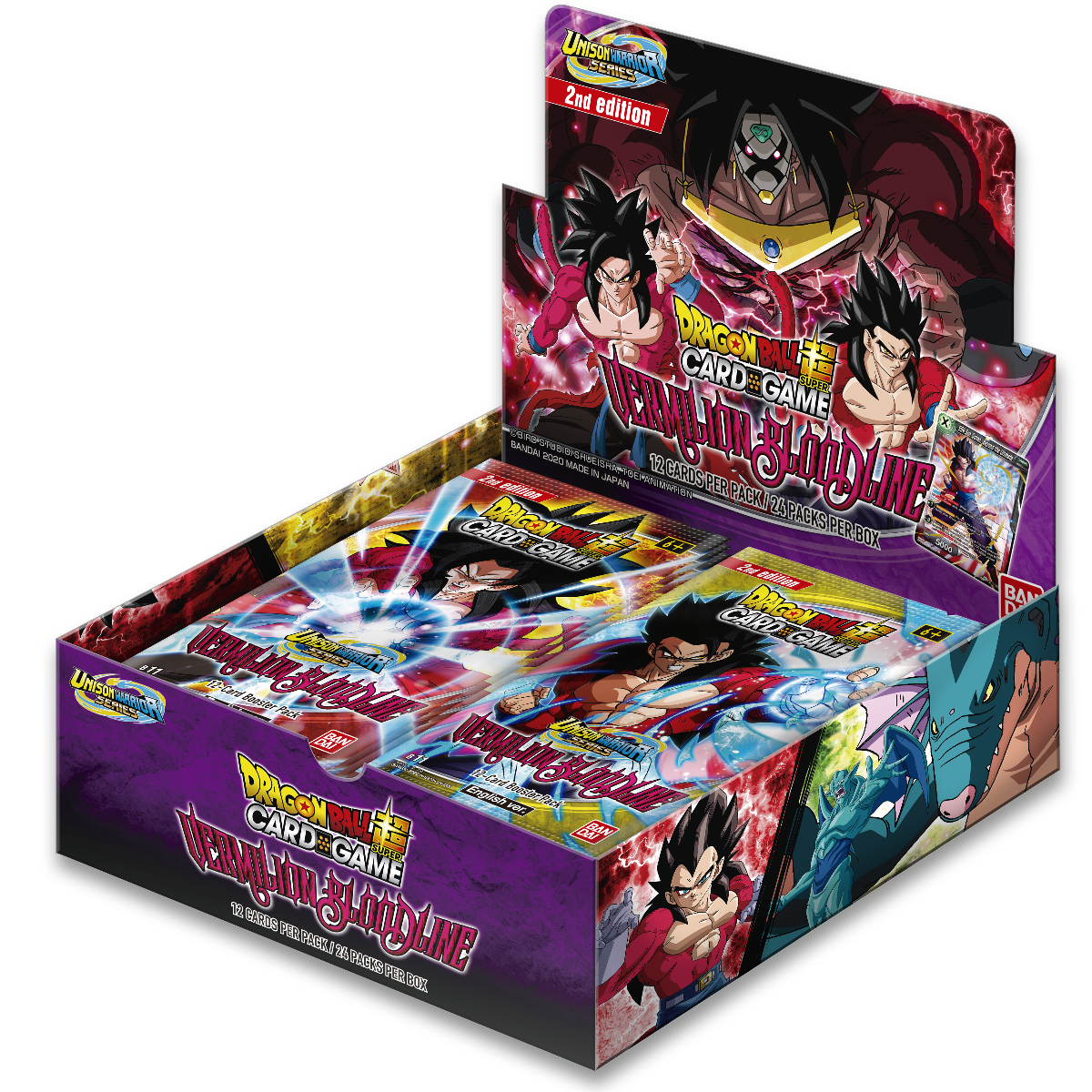 Vermilion Bloodline Dragon Ball Super Card Game UW2 Booster second edition