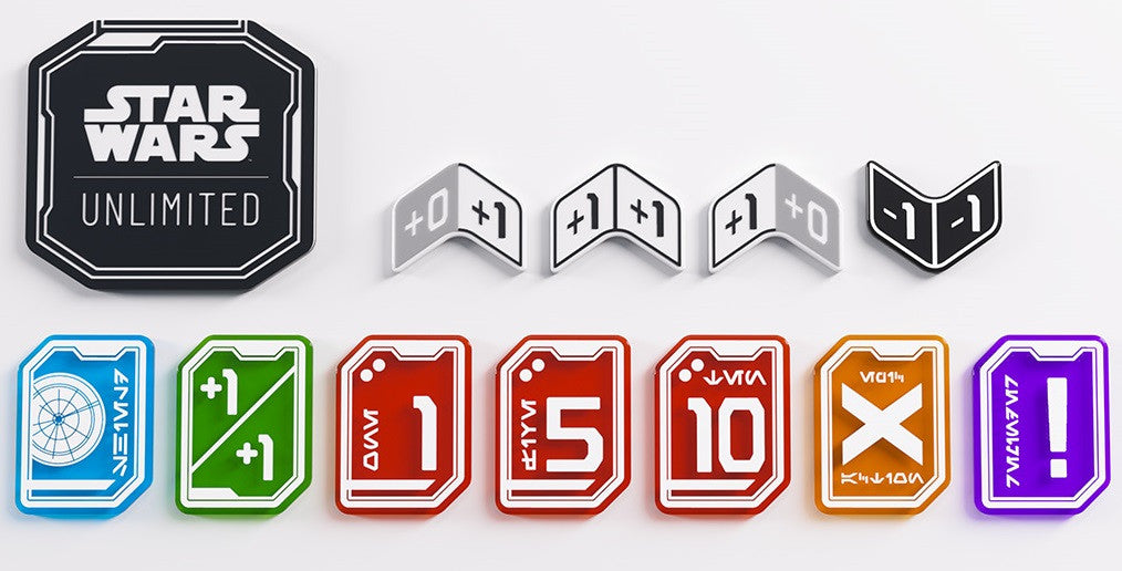 Gamegenic Star Wars Unlimited Acrylic Tokens