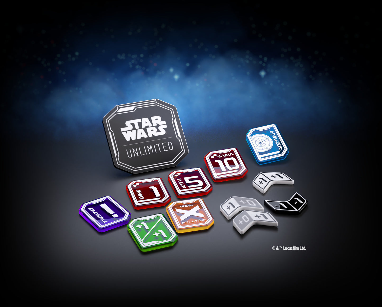 Gamegenic Star Wars Unlimited Acrylic Tokens