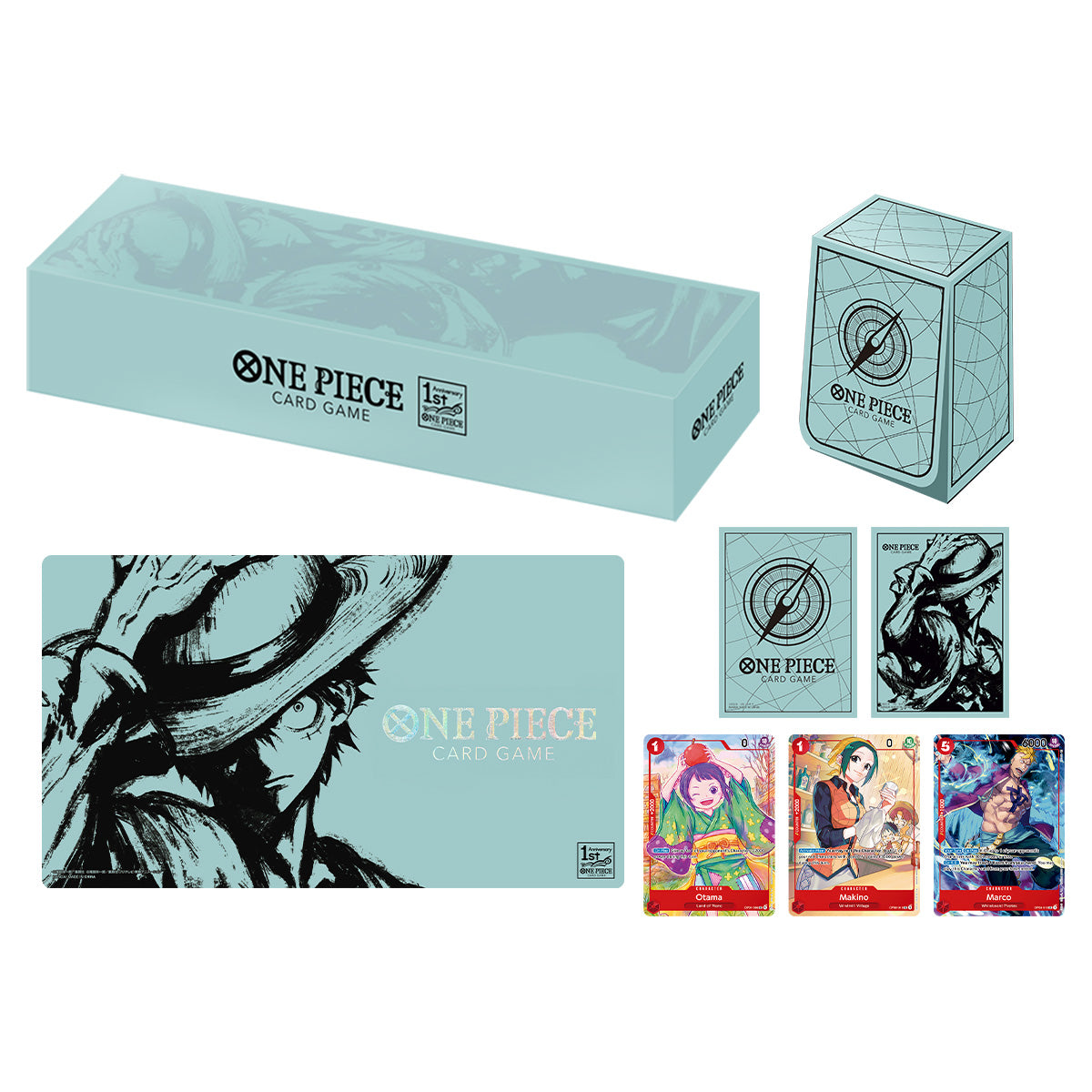 One Piece Card Game Japanese 1st Anniversary Set