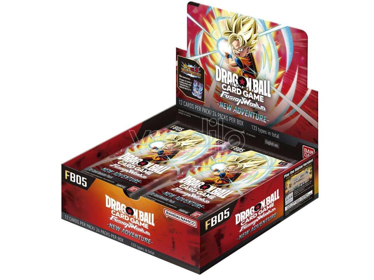 Dragon Ball Super Card Game: Fusion World – Booster Display – New Adventure [FB05] (pre-order)