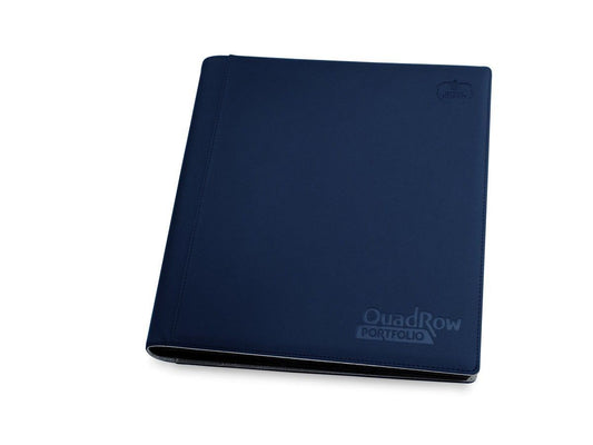 Ultimate Guard 12-Pocket QuadRow Portfolio XenoSkin Dark Blue Folder